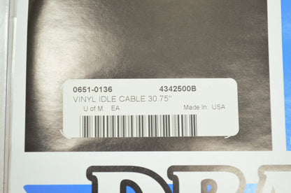 30.75' Vinyl Idle Cable Softail Dyna Fat Bob NOS