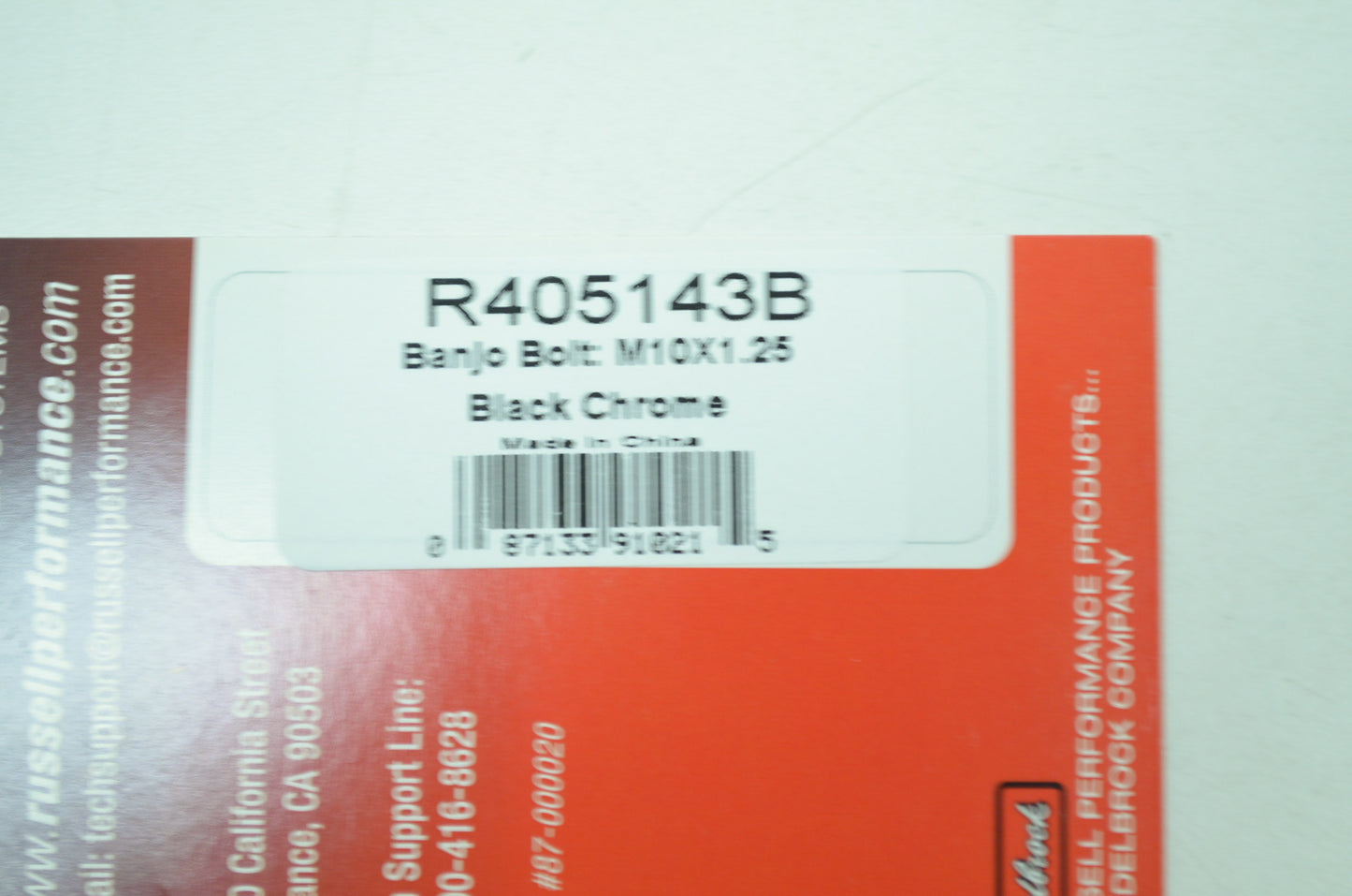 10mm x 1.25' Banjo Bolt NOS