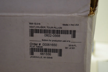 Tour Pillion Cruiser Seat Harley FLST NOS