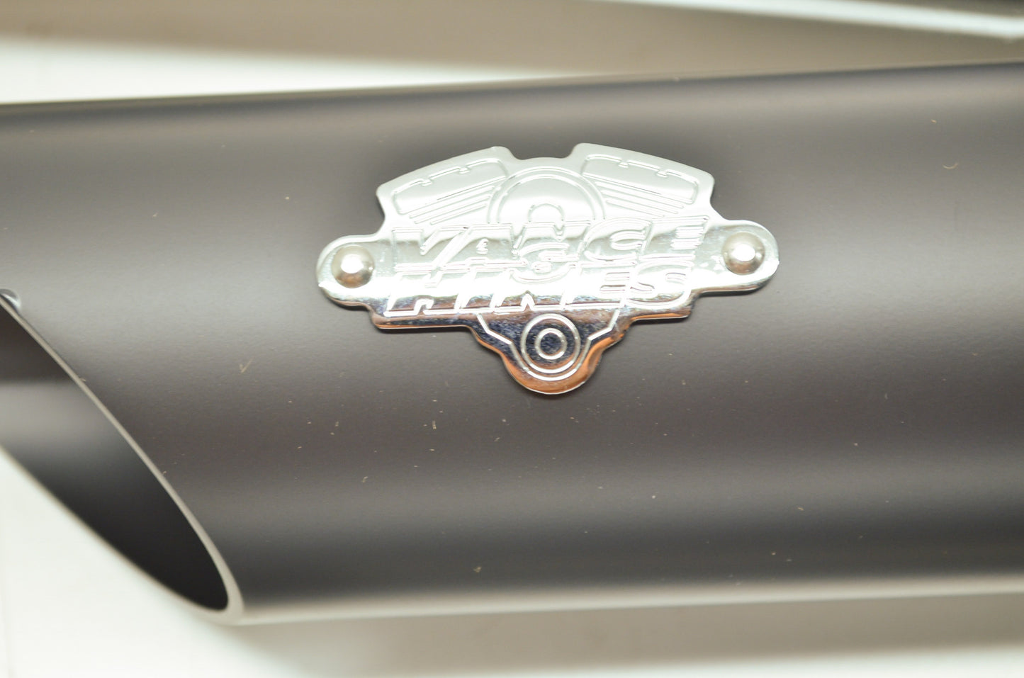 Black Shortshots Staggered Exhaust 06-11 Harley FXD NOS