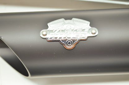 Black Shortshots Staggered Exhaust 06-11 Harley FXD NOS