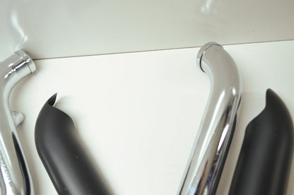 Black Shortshots Staggered Exhaust 06-11 Harley FXD NOS
