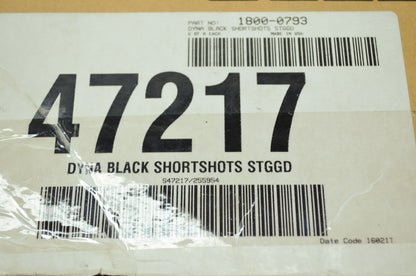 Black Shortshots Staggered Exhaust 06-11 Harley FXD NOS
