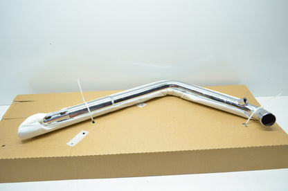 Chrome Staggered ShortShots Exhaust Harley FLST FXST NOS