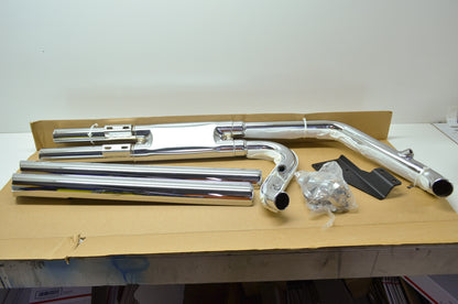 Q-Series Double Barrel Exhaust 86-11 Harley Softail NOS