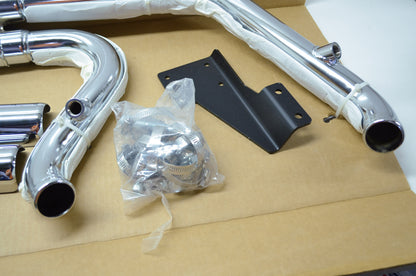 Q-Series Double Barrel Exhaust 86-11 Harley Softail NOS