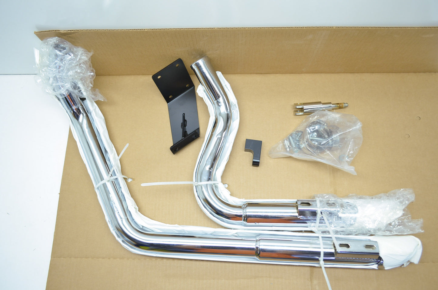 Chrome Shortshots Staggered Exhaust 99-03 Harley Sportster NOS
