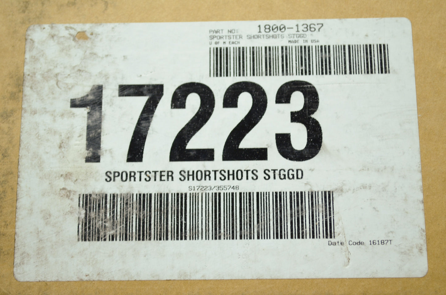 Chrome Shortshots Staggered Exhaust 99-03 Harley Sportster NOS