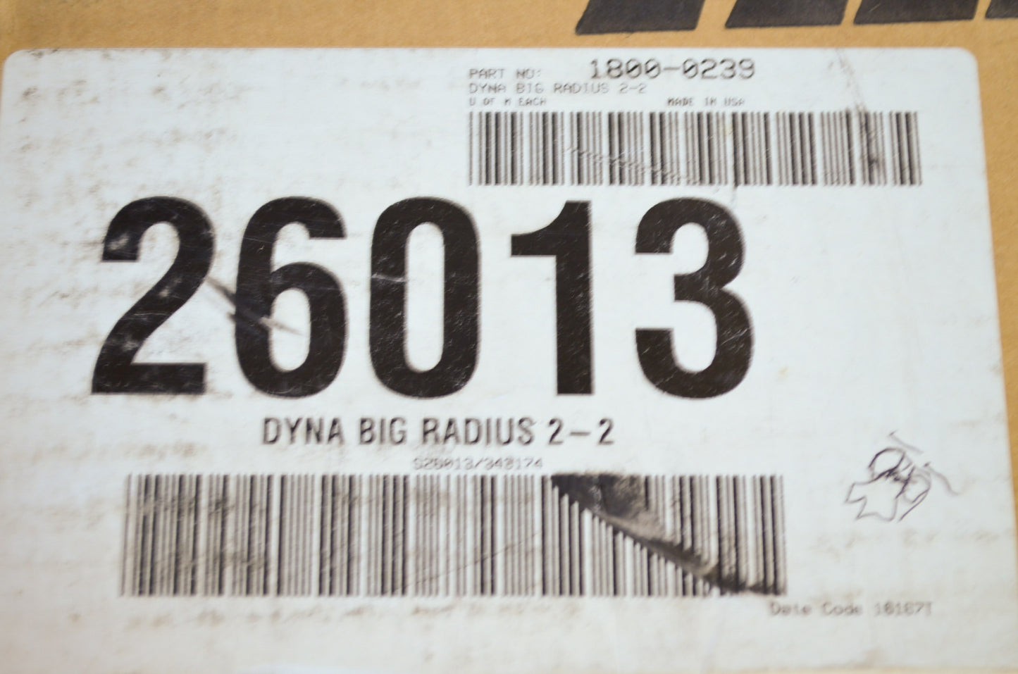 Chrome Big Radius Exhaust 06-11 Harley Dyna NOS