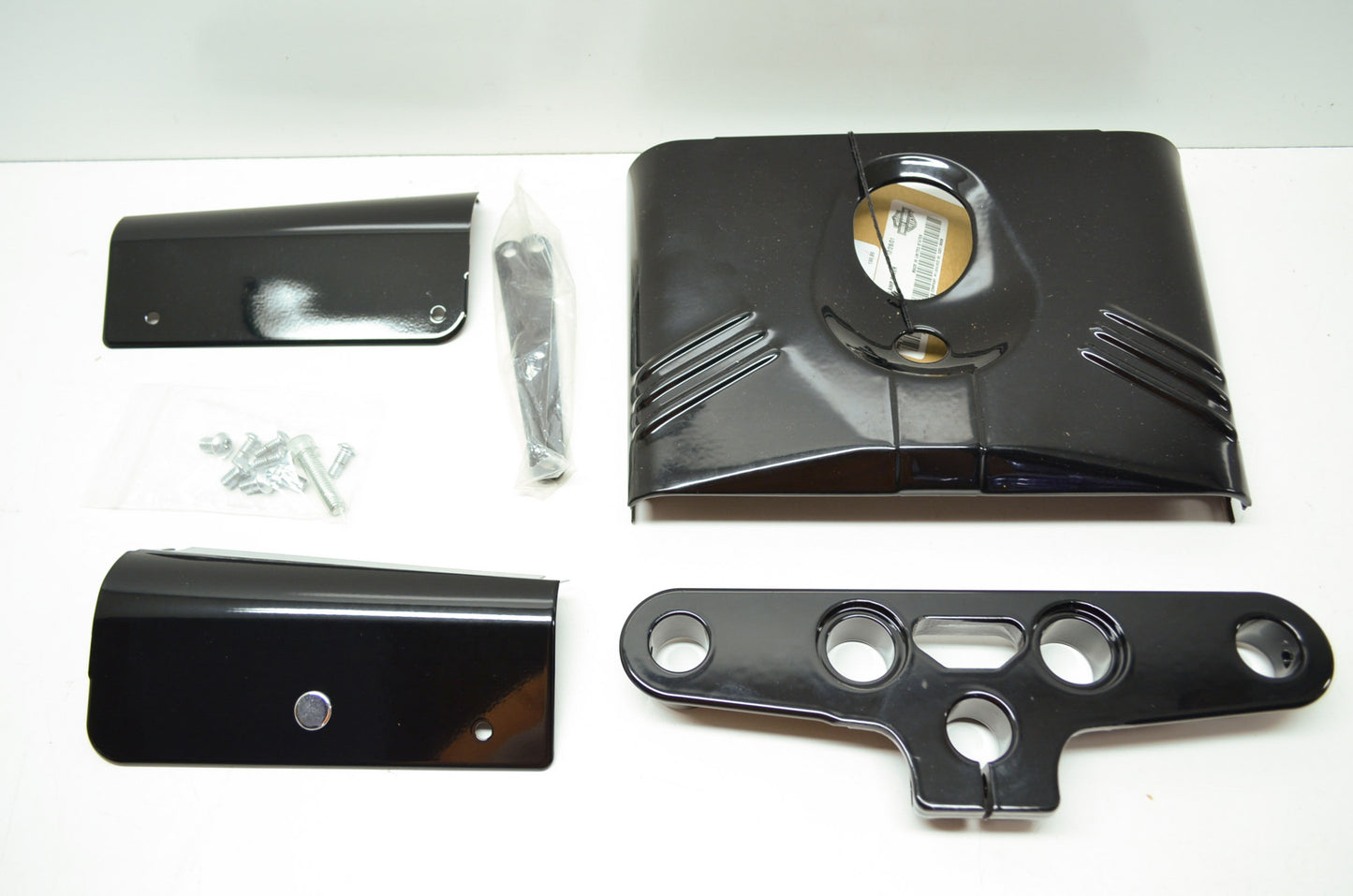 Gloss Black Triple Clamp Cover Softail NOS