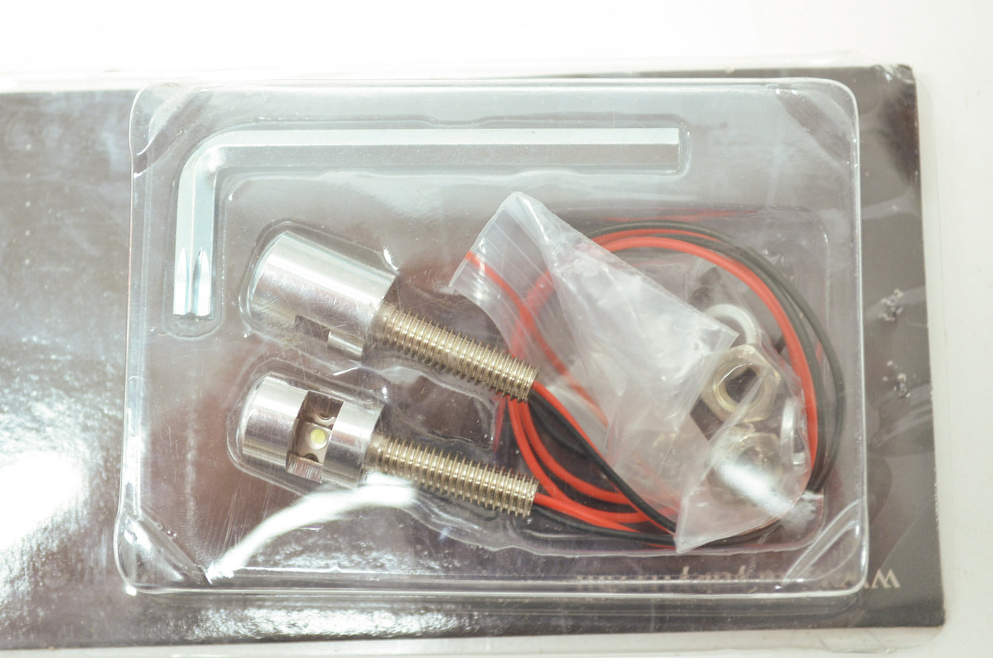 LED License Plate Bolt Lights Harley Yamaha Honda NOS