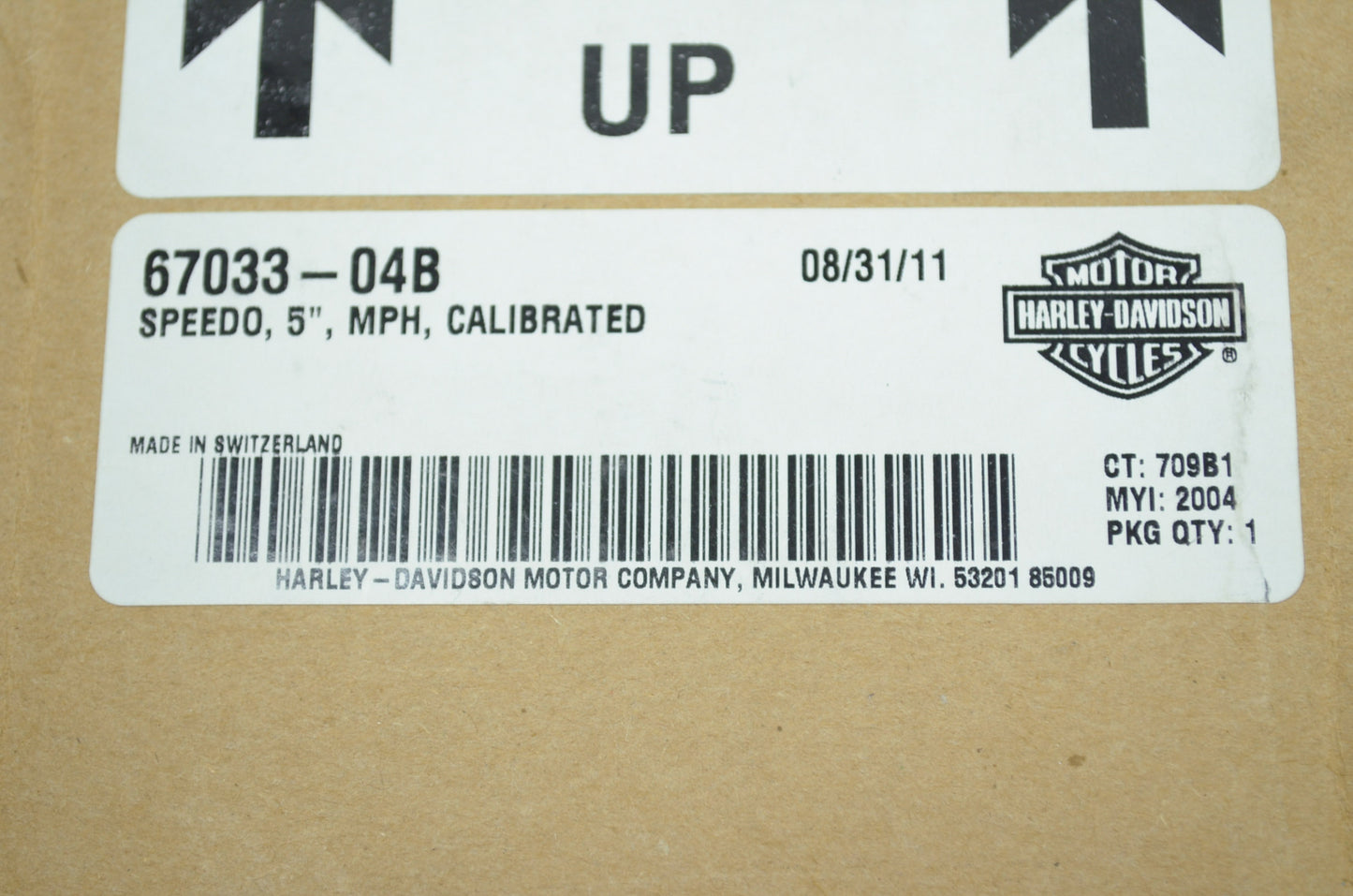 5' MPH Speedometer FXST FLST FLHR FLHP NOS