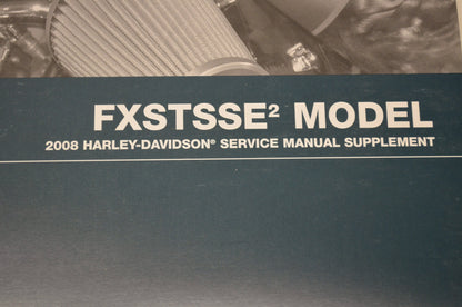 FXSTSSE2 Model 2008 Service Manual Supplement NOS
