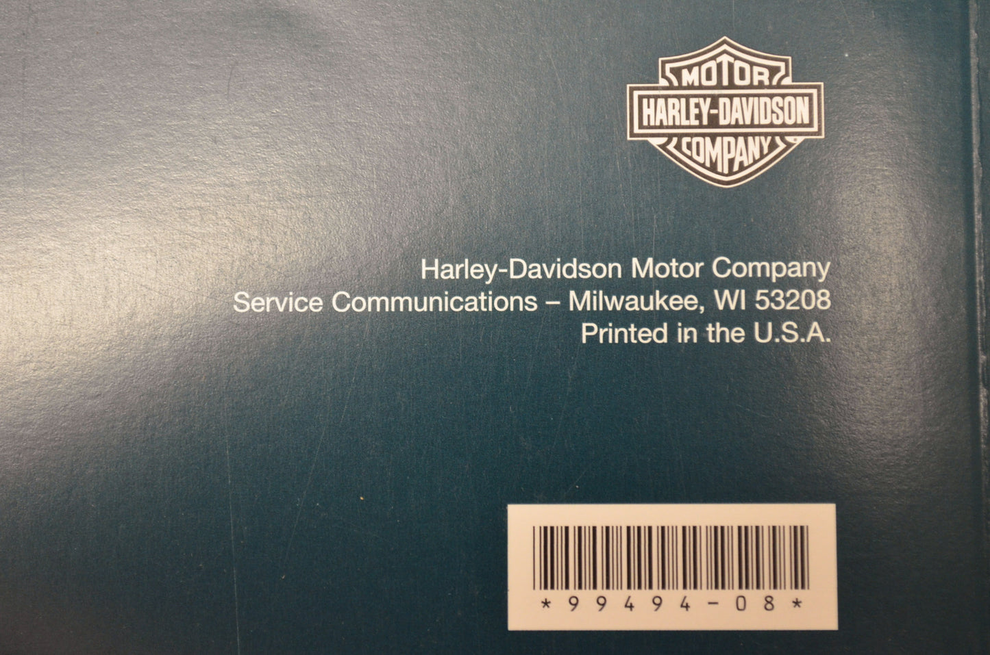 FXSTSSE2 Model 2008 Service Manual Supplement NOS
