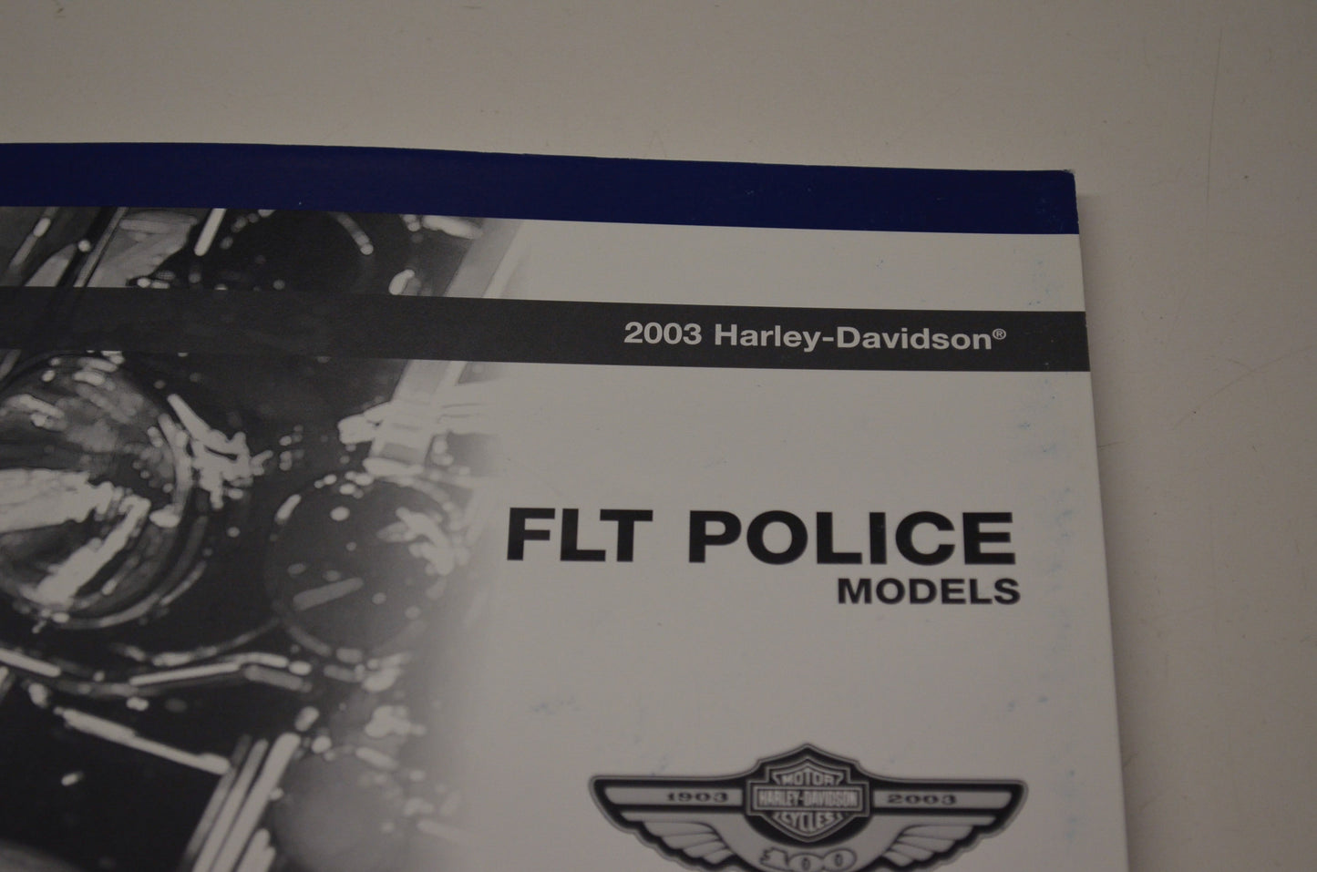 2003 FLT Police Model Parts Catalog NOS