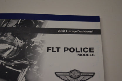 2003 FLT Police Model Parts Catalog NOS