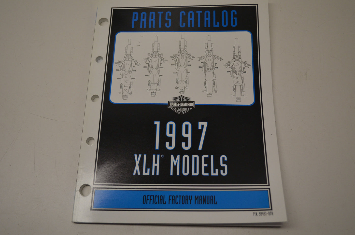 1997 XLH Model Parts Catalog NOS