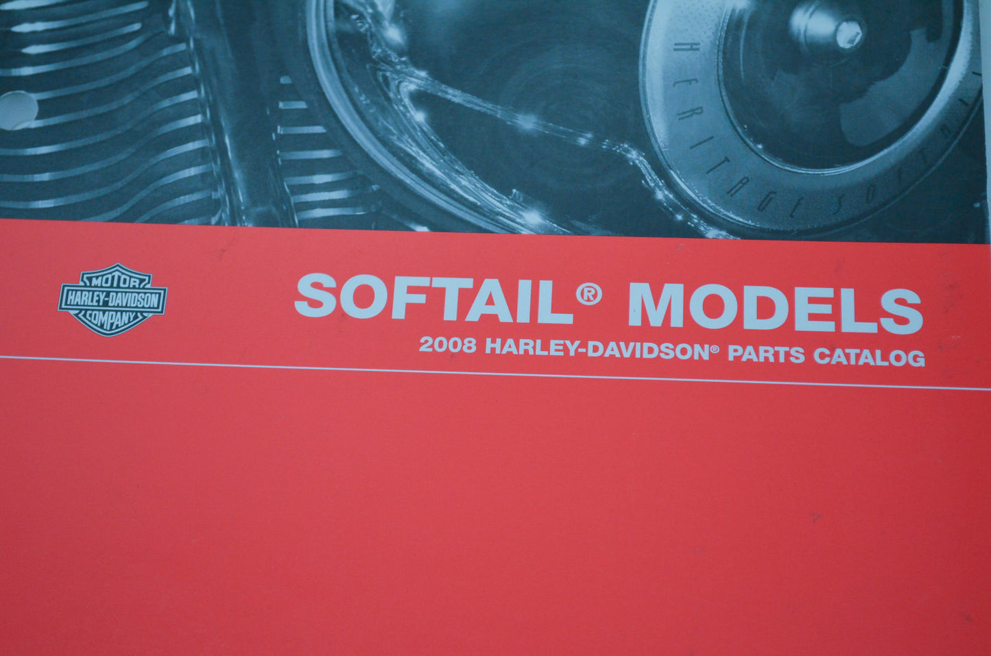 2008 Softail Model Parts Catalog NOS