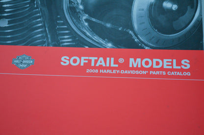 2008 Softail Model Parts Catalog NOS