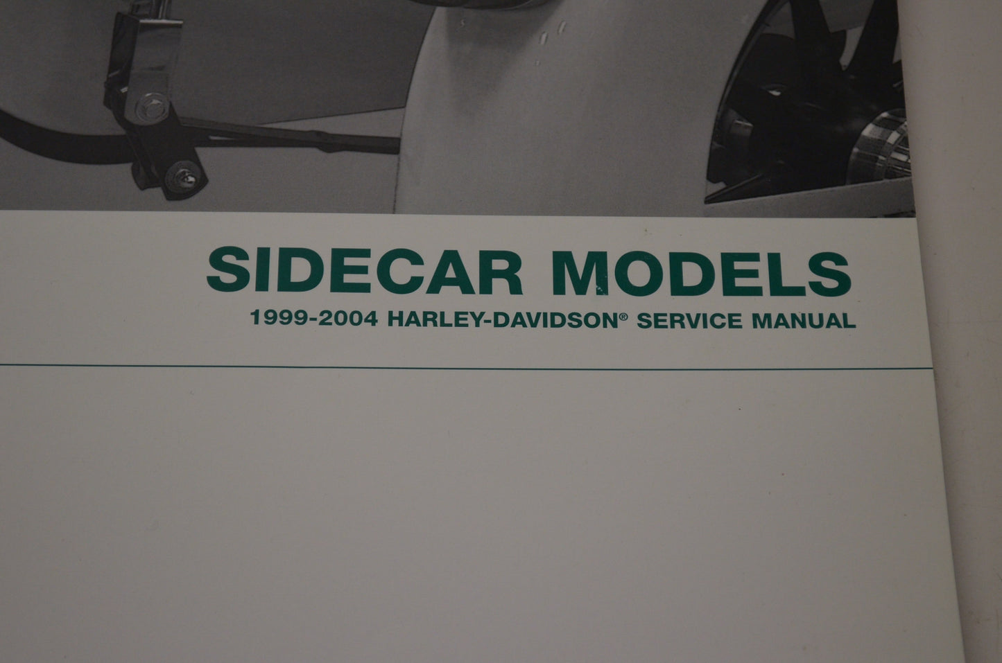 Sidecar Models 1999-2004 Service Manual NOS