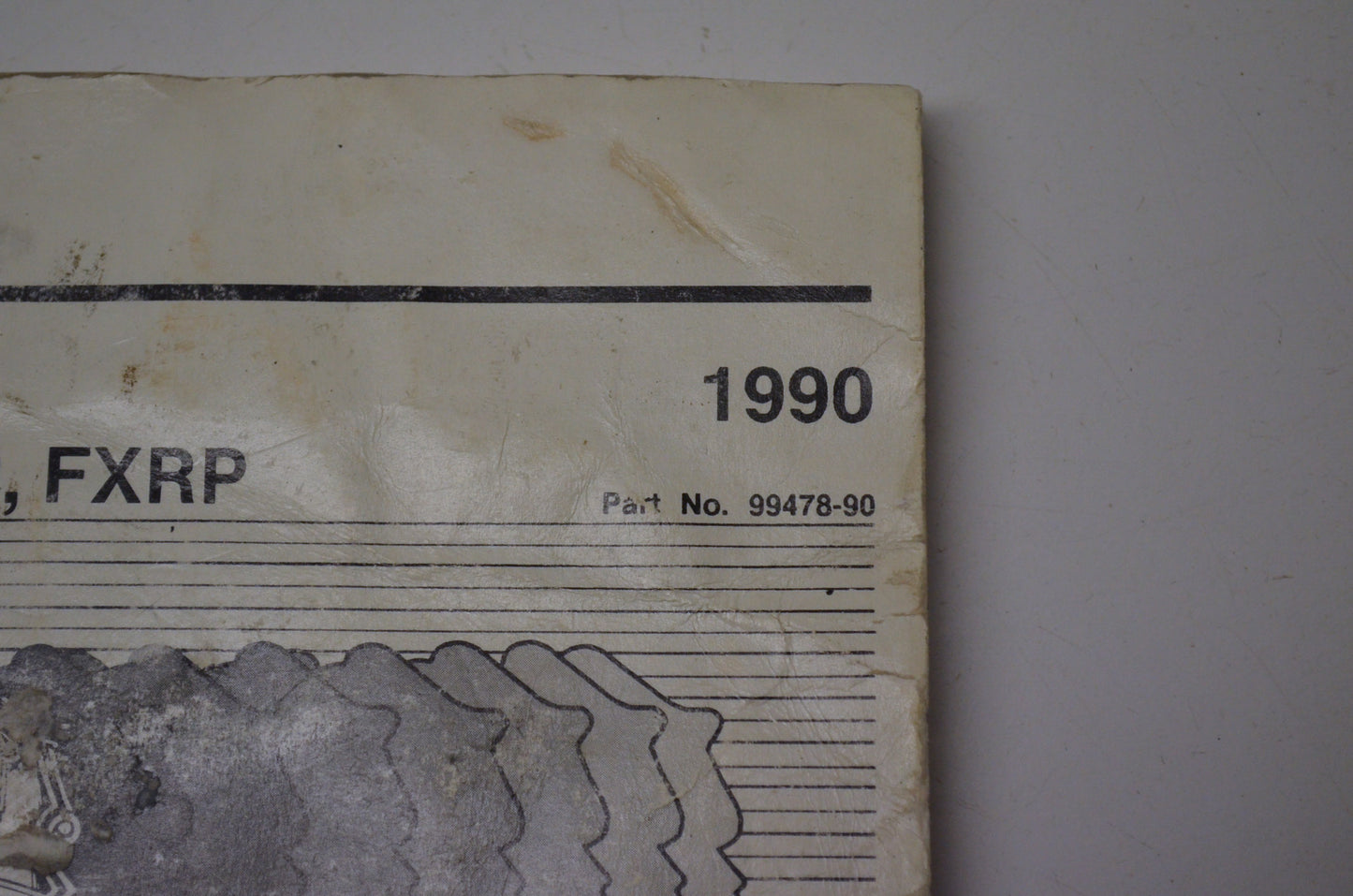 Police Models FLHTP FXRP Owners Manual 1990