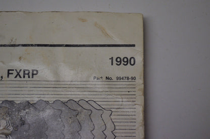 Police Models FLHTP FXRP Owners Manual 1990