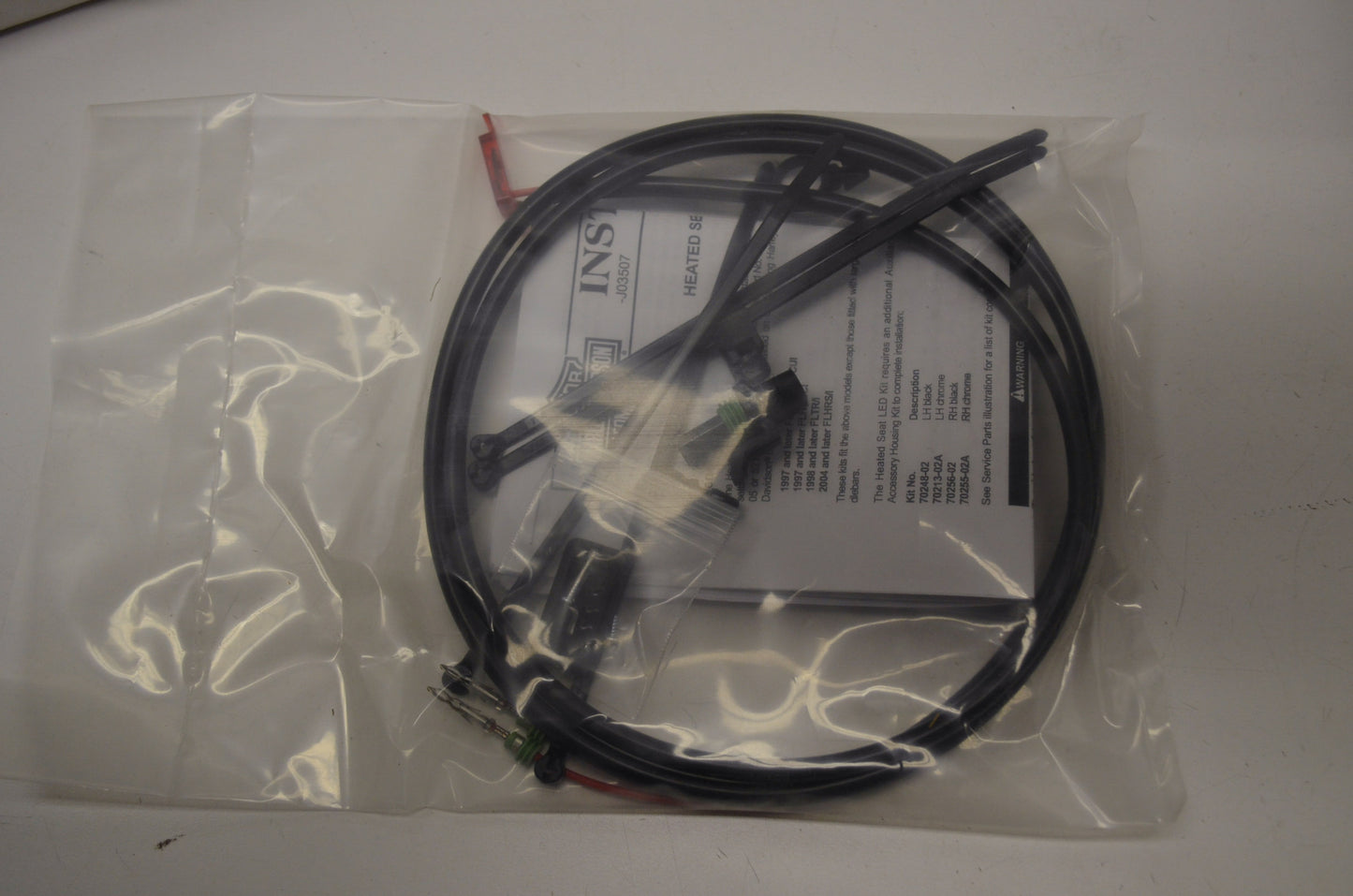 Harley-Davison LED Sun Ray Heated Seat Kit NOS