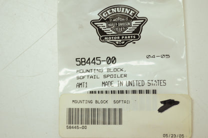 Softail Spoiler Mounting Block Fat Boy Softail NOS