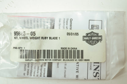 Wheel Weight Ruby Blade Kit 1 oz. NOS