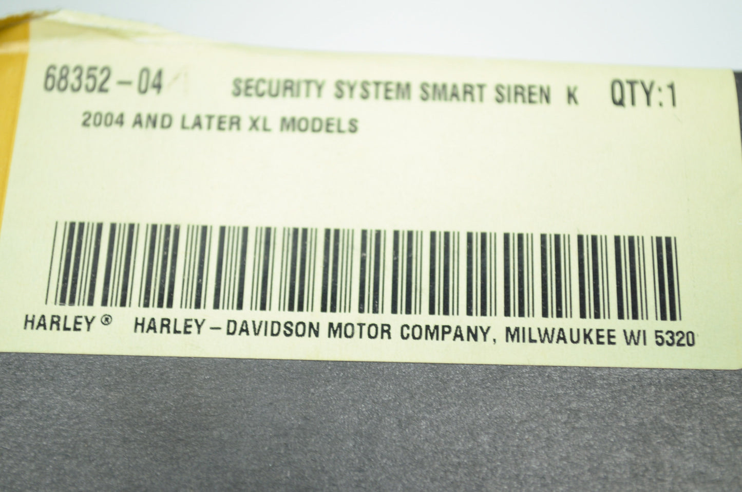 OEM Harley-Davidson 68352-04 Security System Smart Siren Kit NOS