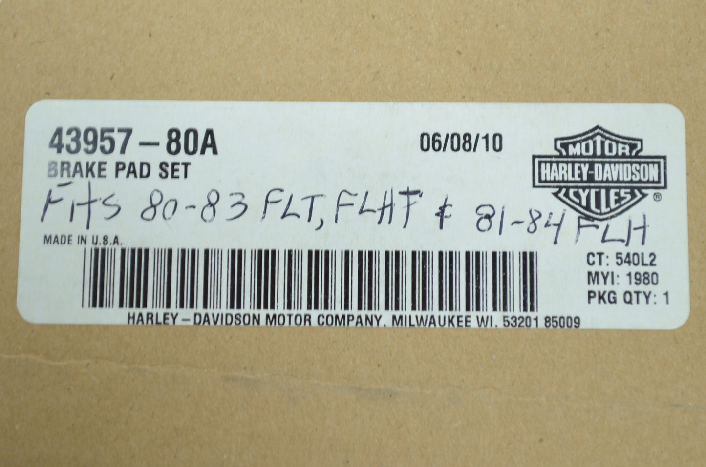Brake Pad Set NOS