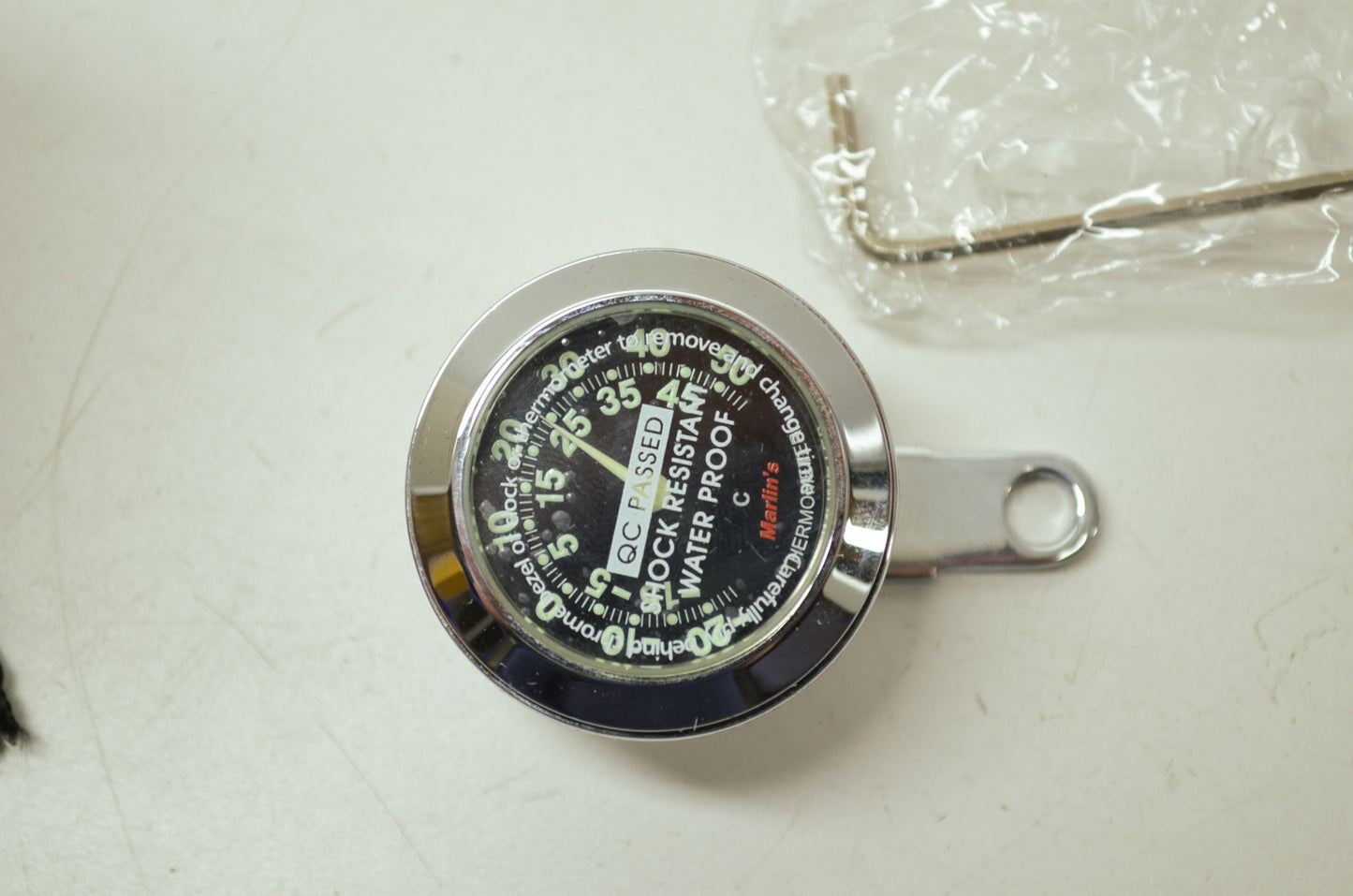Universal Handlebar Thermometer NOS