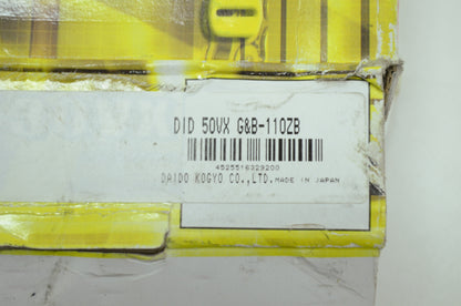 DID 110ZB, 50VX 530 Chain Gold & Black Prostreet VX Series 110ZB NOS