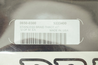 41' Braided Throttle Cable 04-07 Harley Road King NOS
