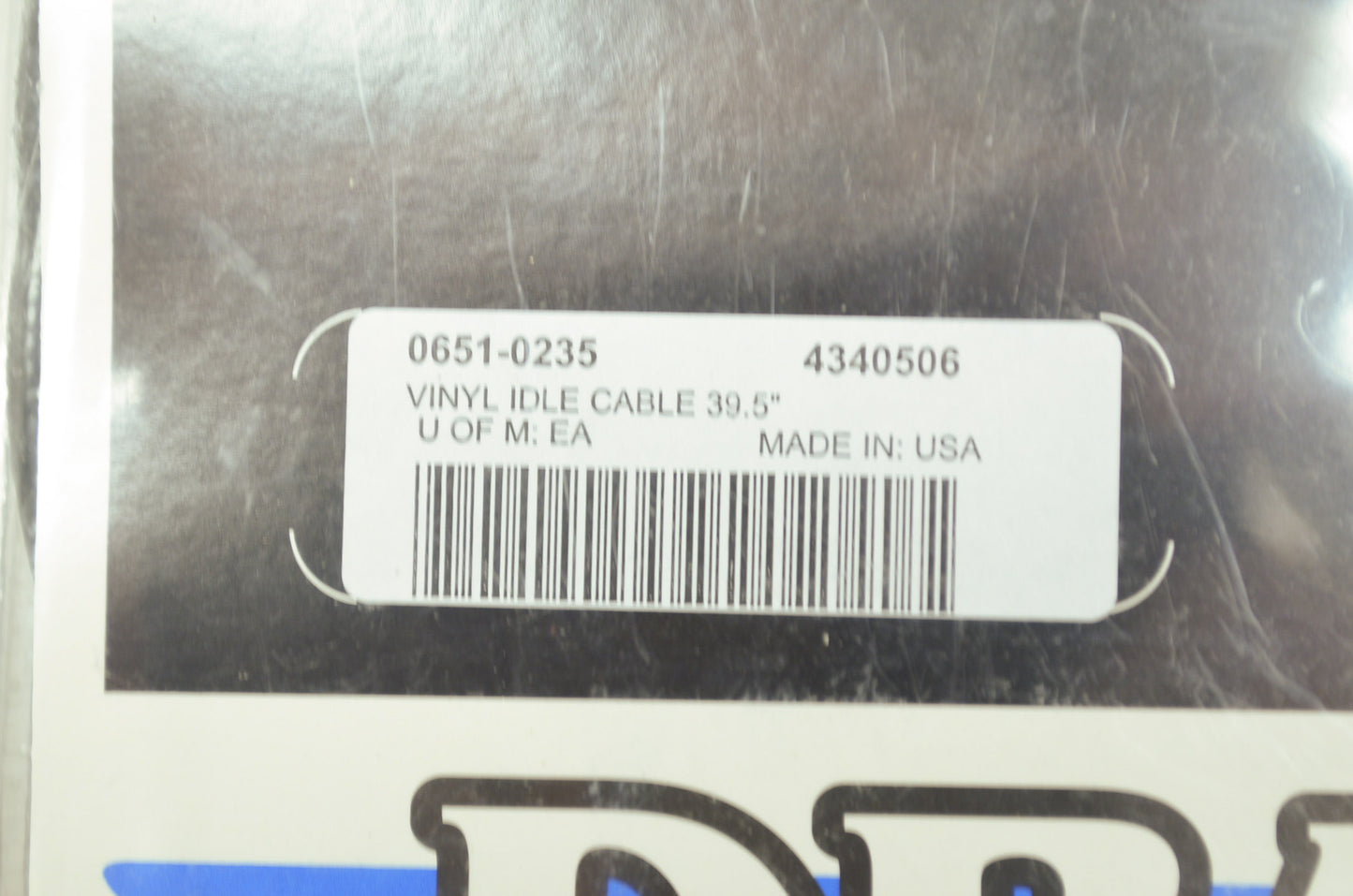 39.5' Vinyl Idle Cable Custom Ape NOS