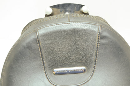 Softail Motorcycle Seat Black Leather