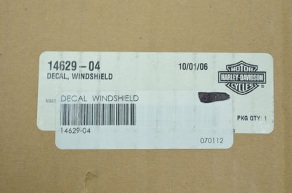 Windshield Decal NOS