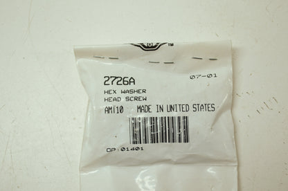OEM Harley-Davidson 2726A Hex Washer Head Screw Qty 8 NOS