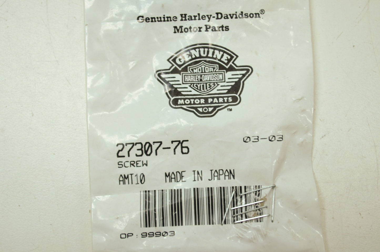 OEM Harley-Davidson 27307-76 Carburetor Screw Qty 9 NOS