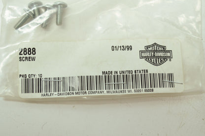 OEM Harley-Davidson 2888 Screw Qty 4 NOS