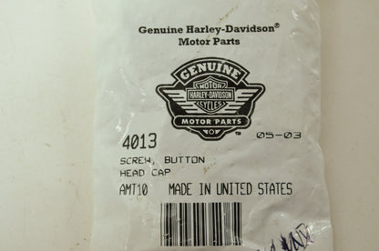 OEM Harley-Davidson 4013 Torx Button Head Screw 3/8-1 Qty 10 NOS