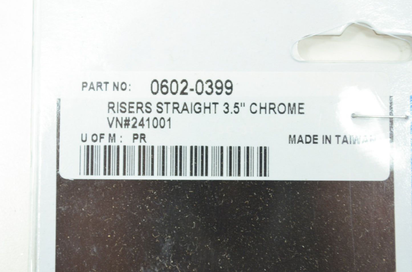 Chrome 3.5' Straight Risers NOS