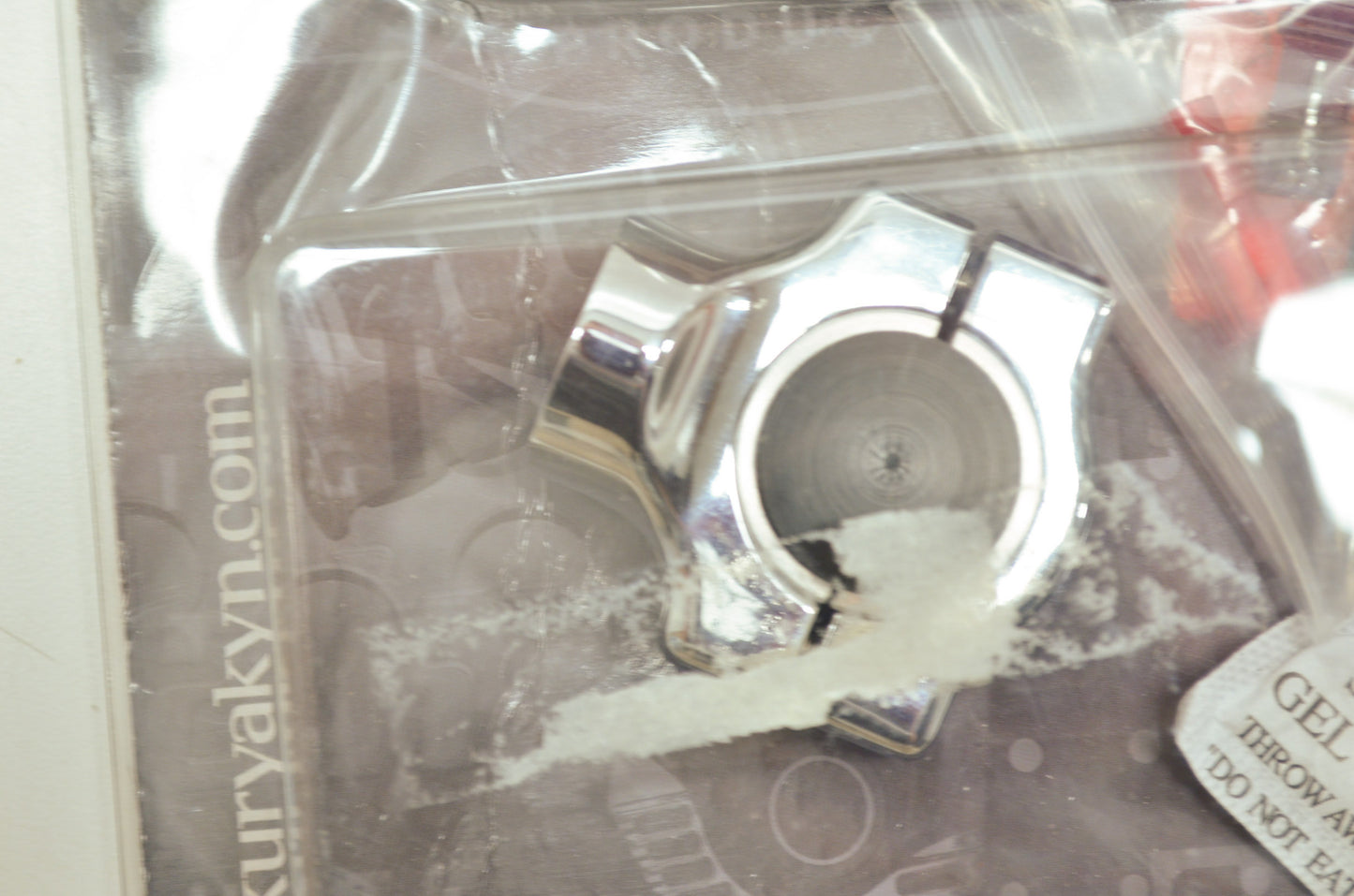 Lighted Curved Horizontal Side Mount Plate NOS