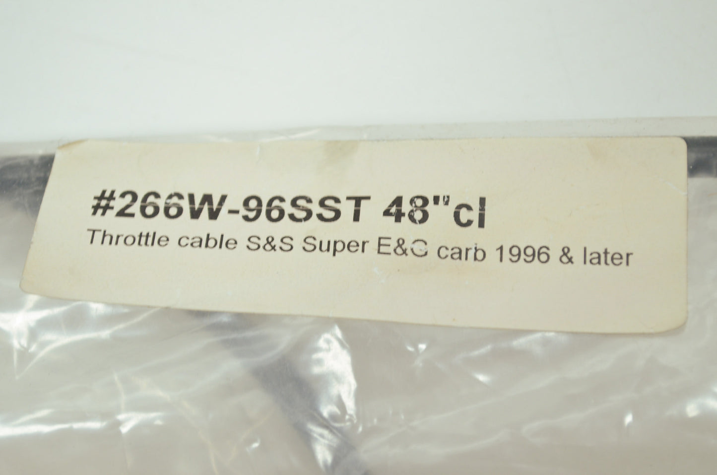 48' Throttle Cable Throttle Cable e&G Carburetor 1996 Models NOS