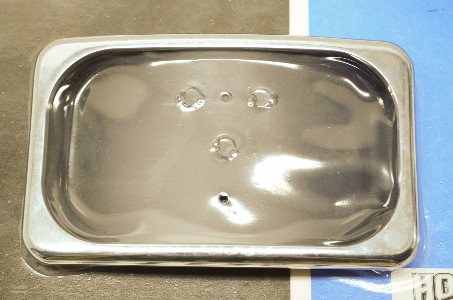 Drag Specialties 2030-0625 Chrome Large Radius Plate Mount 4' X 7' NOS