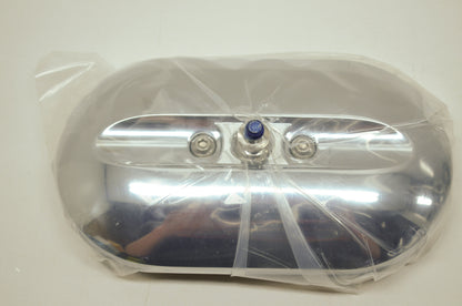 Large Magnum Mirror Head with Flat Glass NOS