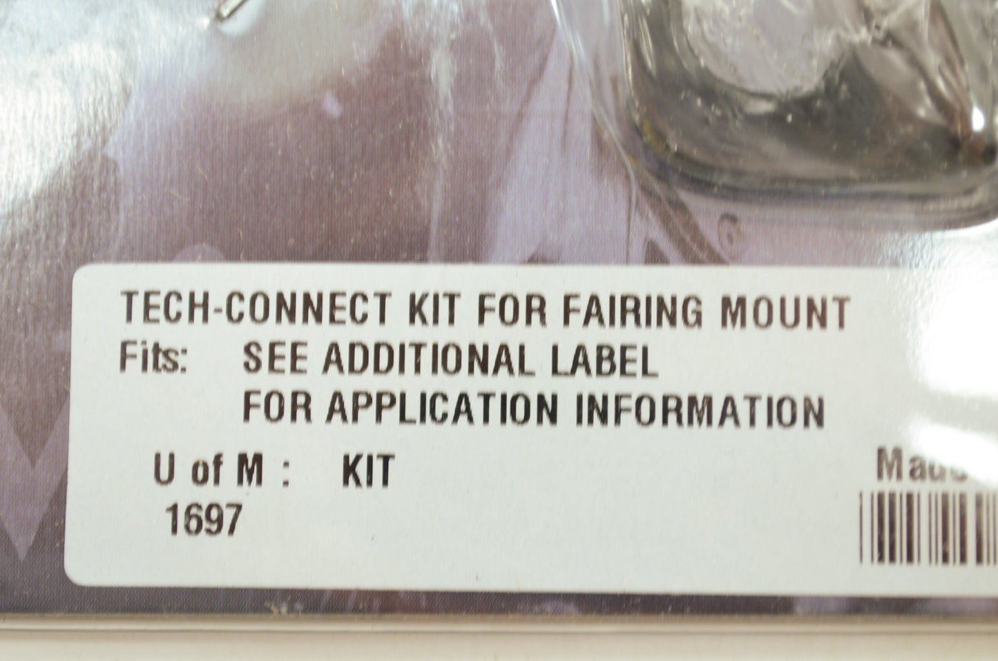 Tech Connect Fairing Mount Harley FLH FLHX Bagger Iphone NOS