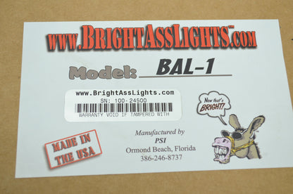NEW PSI Bright Ass Lights Super LED Tail light Harley Davidson BAL-1 NOS