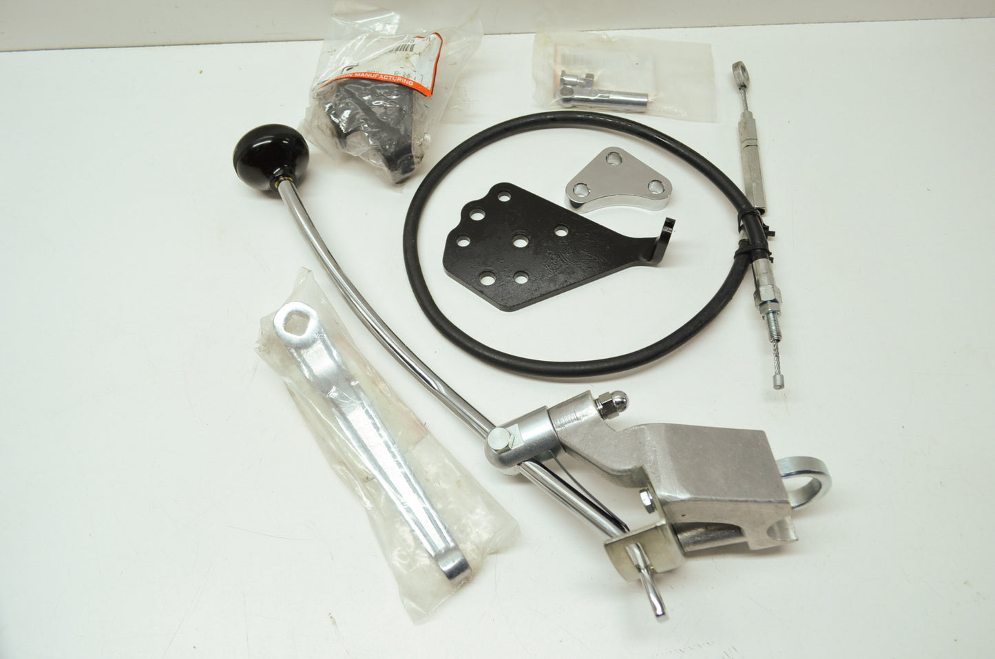 Jockey Shift Adapter Foot Clutch Rod Lever Kit Harley 65-84 FL NOS