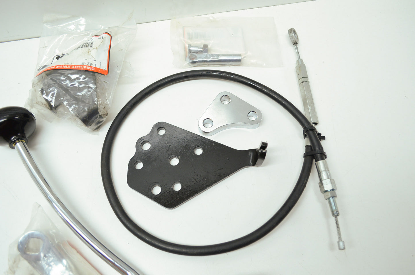 Jockey Shift Adapter Foot Clutch Rod Lever Kit Harley 65-84 FL NOS